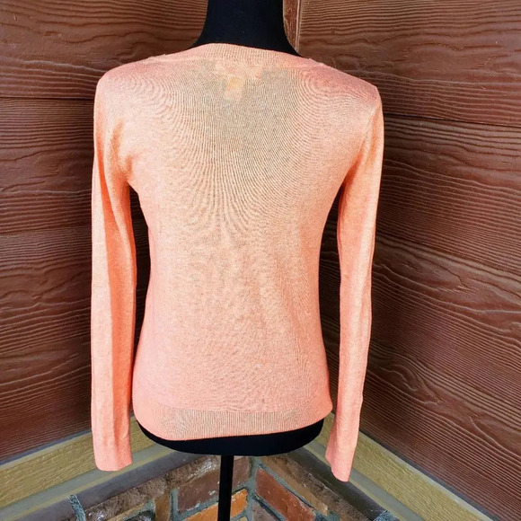 Forever21 Lightweight Women's Peach Sweater Size Small - Picture 7 of 8